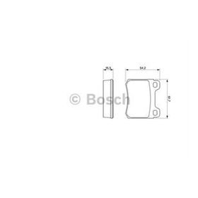Bosch 0986466871 Arka Fren Balatası