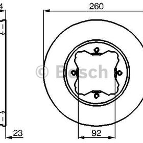 Bosch 0986478568 Ön Fren Aynası