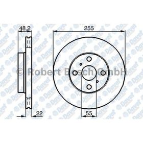 Bosch 0986478578 Ön Fren Aynası