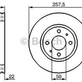 Bosch 0986478639 Oto Ön Fren Diski