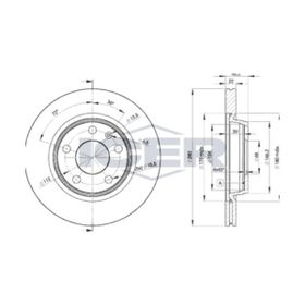 Bosch 0986478869 280 22-20 mm Hava Kanallı Kaplamalı Yüksek Karbon Alaşımlı 8E0615301P Ön Fren Diski