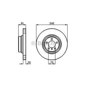 Bosch 0986479003 Ön Fren Diski