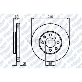Bosch 0986479033 Ön Fren Aynası