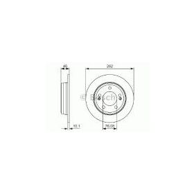Bosch 0986479052 Arka Fren Aynası