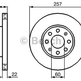 Bosch 0986479223 Oto Ön Fren Diski