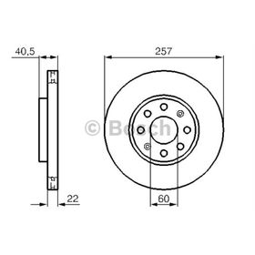 Bosch 0986479223 Oto Ön Fren Diski