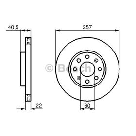Bosch 0986479223 Oto Ön Fren Diski