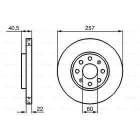 Bosch 0986479223 Oto Ön Fren Diski