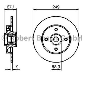 Bosch 0986479279 P307 C4 1.4 1.6 2.0 Hdi Arka Fren Aynası