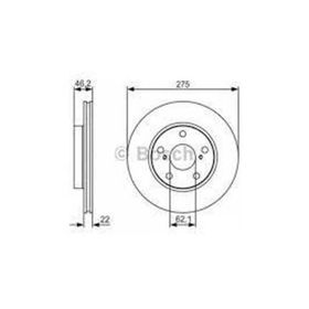 Bosch 0986479341 Toyota Fren Diski