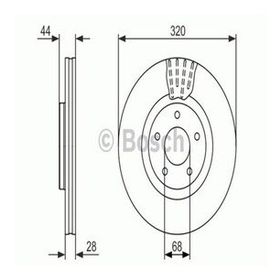Bosch 0986479679 Ön Fren Aynası