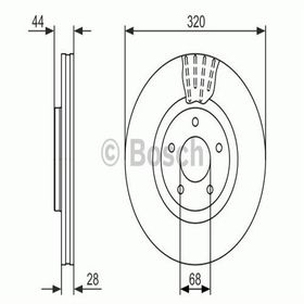 Bosch 0986479679 Ön Fren Aynası
