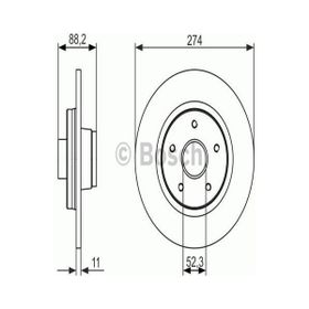 Bosch 0986479695 Arka Fren Aynası