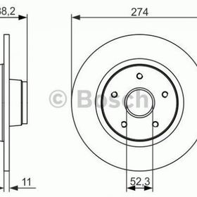 Bosch 0986479695 Arka Fren Aynası