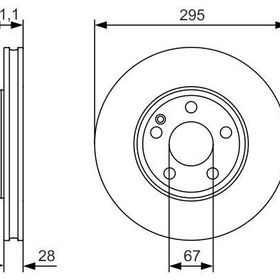 Bosch 0986479A01 Ön Fren Diski