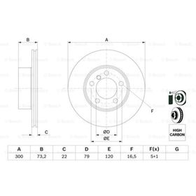Bosch 0986479A18 Ön Fren Aynası