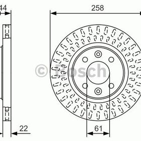 Bosch 0986479A86 Ön Fren Aynası