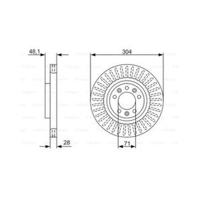 Bosch 0986479A89 Ön Fren Aynası