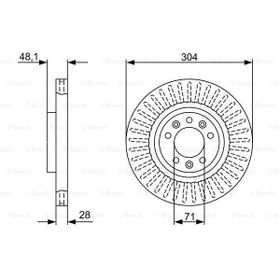 Bosch 0986479A89 Ön Fren Aynası