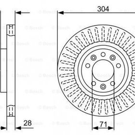 Bosch 0986479A89 Ön Fren Aynası