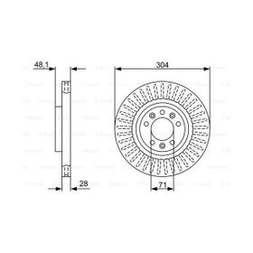 Bosch 0986479A89 Ön Fren Aynası