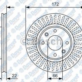 Bosch 0986479R63 Oto Ön Fren Diski