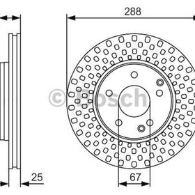 Bosch 0986479R69 Ön Fren Diski