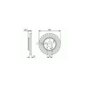 Bosch 0986479R69 Ön Fren Diski