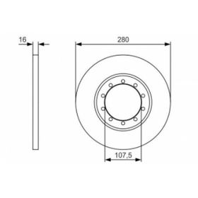 Bosch 0986479R92 Arka Fren Diski