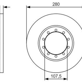 Bosch 0986479R92 Arka Fren Diski