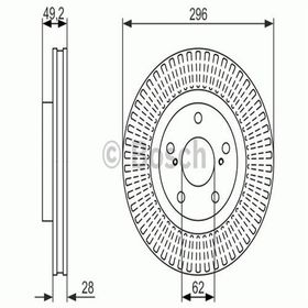 Bosch 0986479S22 Ön Fren Aynası