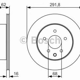 Bosch 0986479S31 Arka Fren Aynası