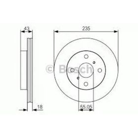Bosch 0986479S46 Ön Fren Aynası