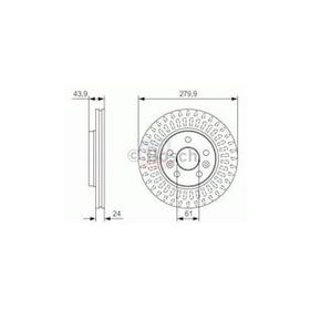 Bosch 0986479S66 Ön Fren Aynası