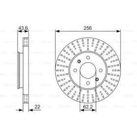 Bosch 0986479V96 Ön Fren Aynası