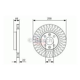 Bosch 0986479W70 Ön Fren Aynası