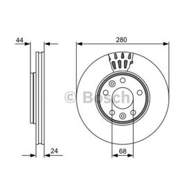 Bosch 0986479W70 Ön Fren Aynası