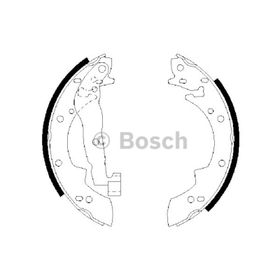 Bosch 0986487076 Arka Fren Balatası