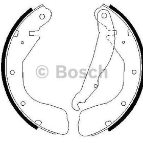 Bosch 0986487263 Arka Fren Balatası