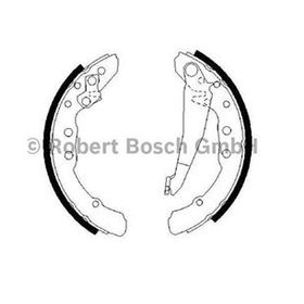 Bosch 0986487281 Arka Fren Balatası