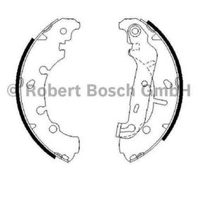 Bosch 0986487599 Ford Fiesta 5 2003-2008 Arka Fren Balatası