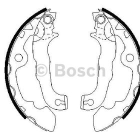 Bosch 0986487633 Arka Fren Balatası