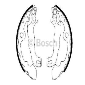 Bosch 0986487633 Arka Fren Balatası
