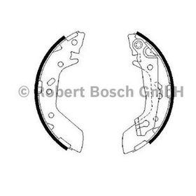 Bosch 0986487655 Arka Fren Balatası