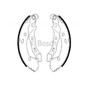 Bosch 0986487668 Arka Fren Balatası