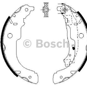 Bosch 0986487721 Arka Fren Balatası
