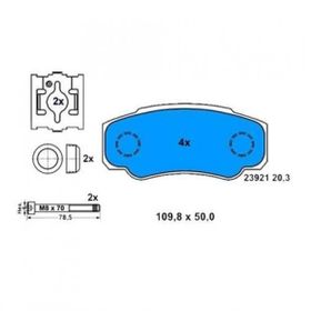 Bosch 0986494049 Arka Fren Balatası