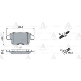 Bosch 0986494199 Arka Fren Balatası