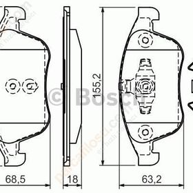 Bosch 0986494381 Oto Ön Fren Balatası