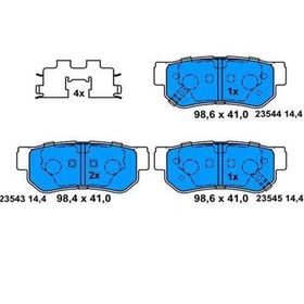 Bosch 0986494417 Arka Fren Balatası